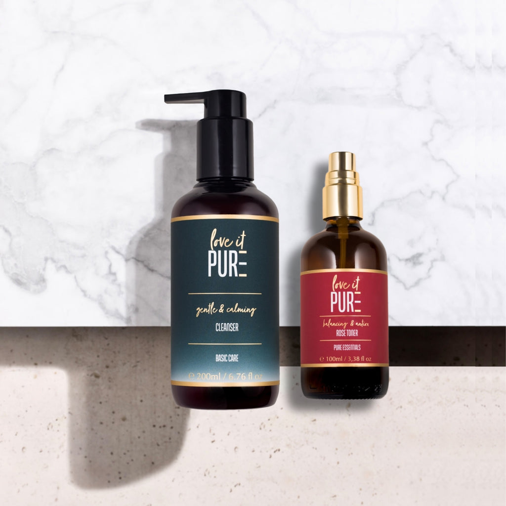 Love it Pure Cleansing Routine – Cleanser & Toner Set für sanfte Gesichtsreinigung